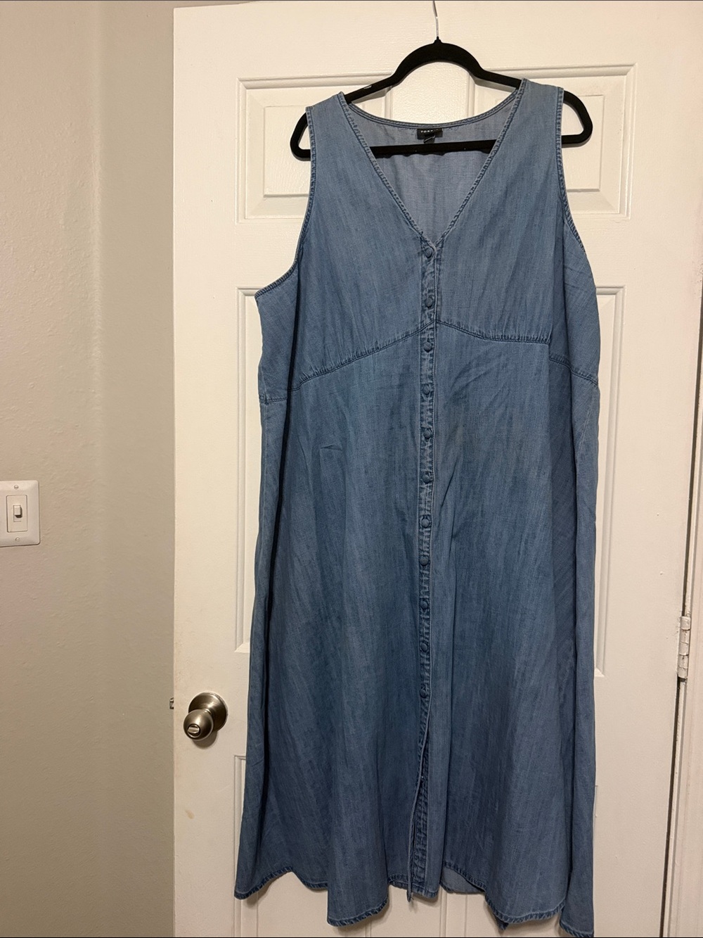 Torrid midi denim dress size 3x